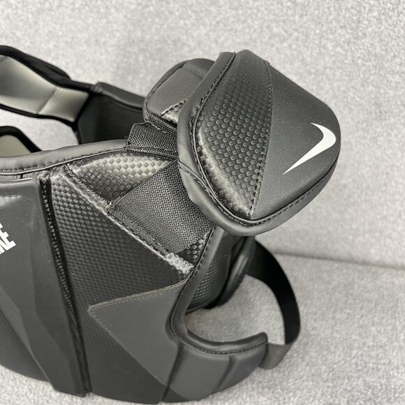 Nike Vapor Select Lacrosse Shoulder Pad Medium Black Chest Protector NOCSAE 2023 - Picture 10 of 12